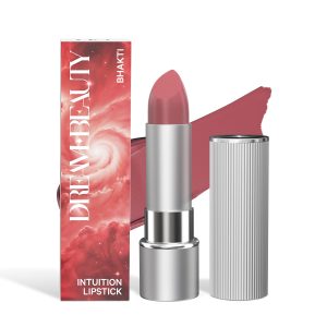 Dream Beauty Intuition Lipstick – BHAKTI | Rust Pink | Creamy Matte, Smooth Glide | Lightweight, Non-Drying, High Color Payoff | Everyday Wear | 4.2g | (BHAKTI)
